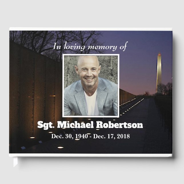 Livre D'or Vietnam Veteran et Washington Memorial (Recto)