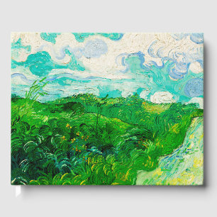 Livre D'or Vintage Vincent Van Gogh Green Blé Fields