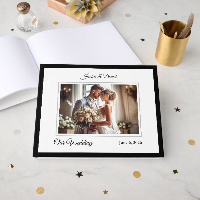 Livre D'or Wedding     guest book (Recto ouvert)