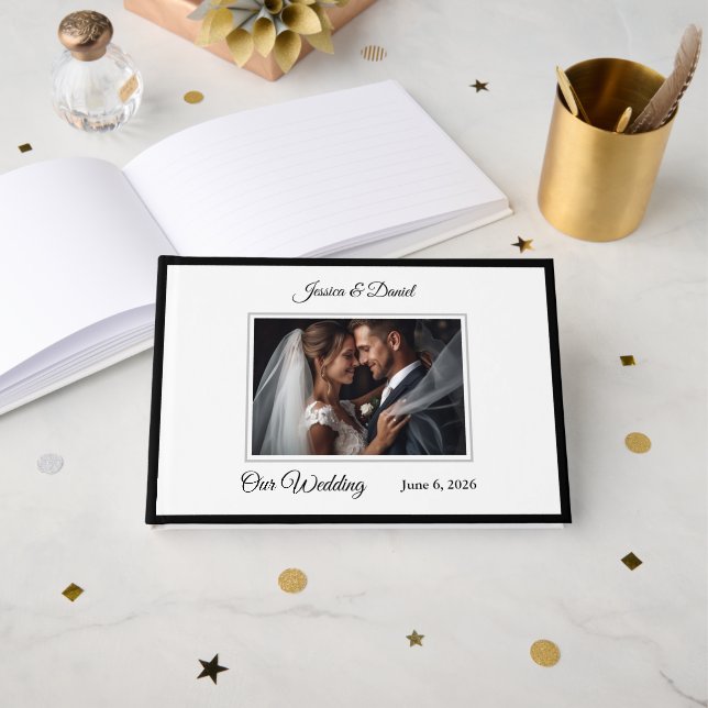 Livre D'or Wedding     guest book (Recto ouvert)