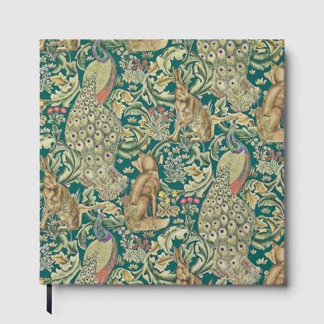 Livre D'or William Morris "Forêt" (Recto)