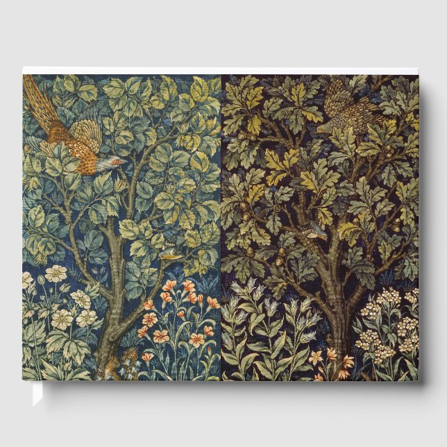 Livre D'or William Morris - Pheasant Bird Tree Botanical (Recto)