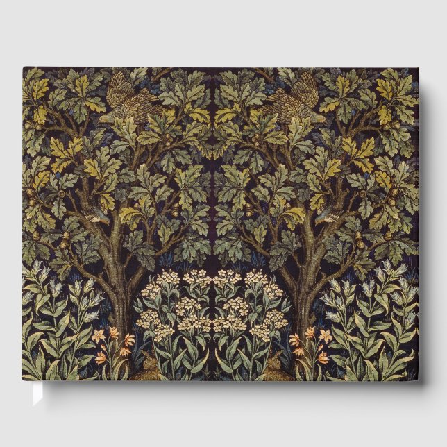 Livre D'or William Morris - Pheasant Bird Tree Botanical (Recto)