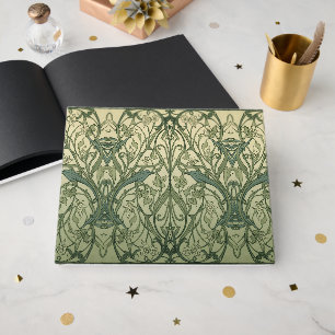 Livre D'or William Morris Seaweed Art nouveau floral vintage