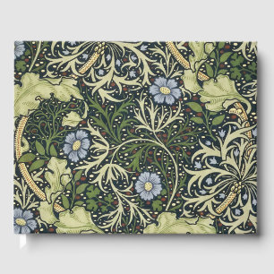 Livre D'or William Morris Seaweed Pattern Floral Vintage