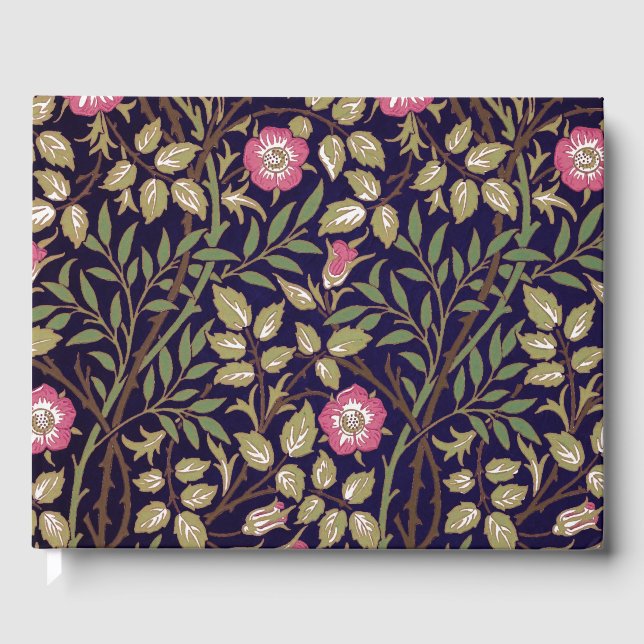 Livre D'or William Morris Sweet Briar Art Nouveau Floral (Recto)