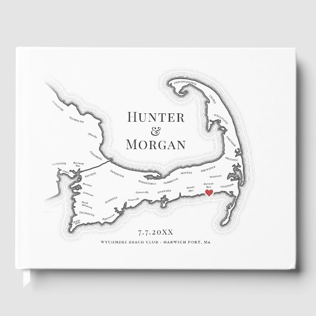Livre D'or Wychmere Beach Club Cape Cod Mariage (Recto)
