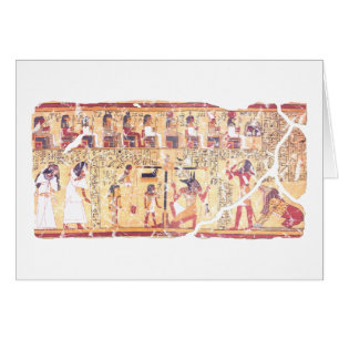Livre égyptien antique des morts pesant le Hea