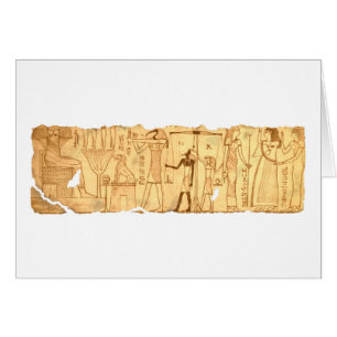 Livre égyptien antique du dernier jugement mort