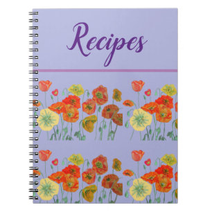 Livre Journal Pansy Lilac Purple Recette Floral