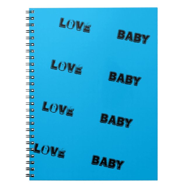 LIVRE LOVE_BABY_MODERN_BLUE_SO_CUTE_NOTE (Devant)