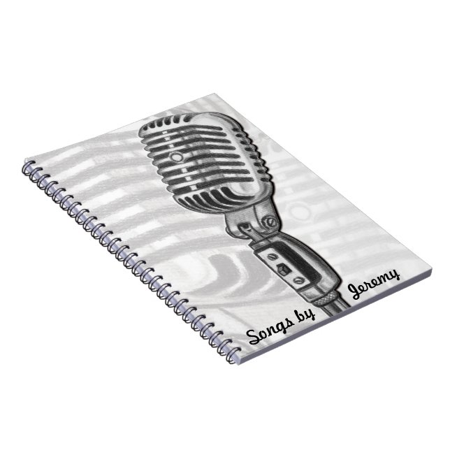 Livre lyrique personnalisé par microphone (Côté Droit)