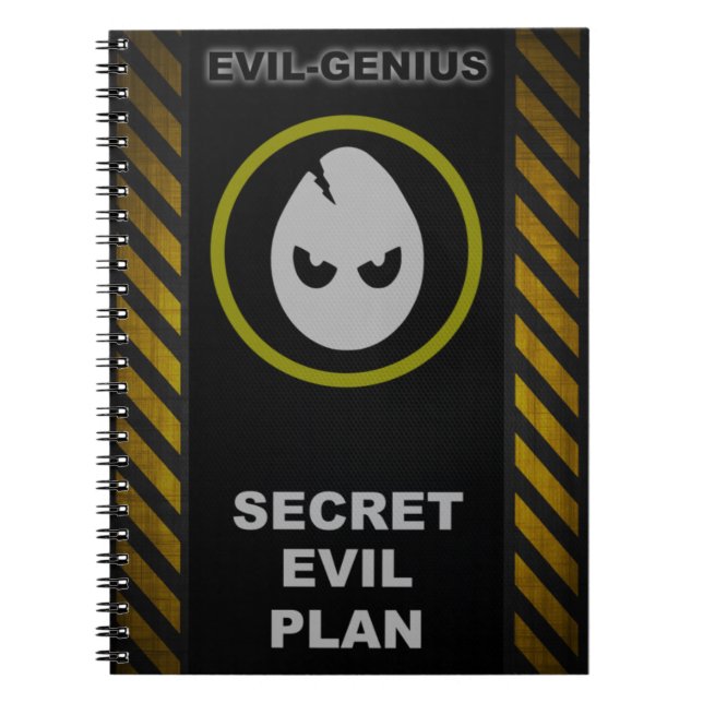 Livre mauvais secret de plan de Mal-Génie (Devant)