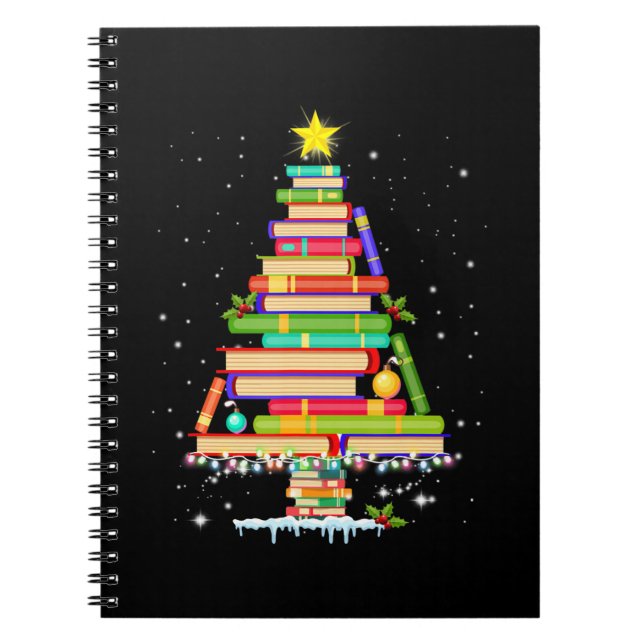 livre noël arbre joyeuse Noël bibliothèque (Devant)