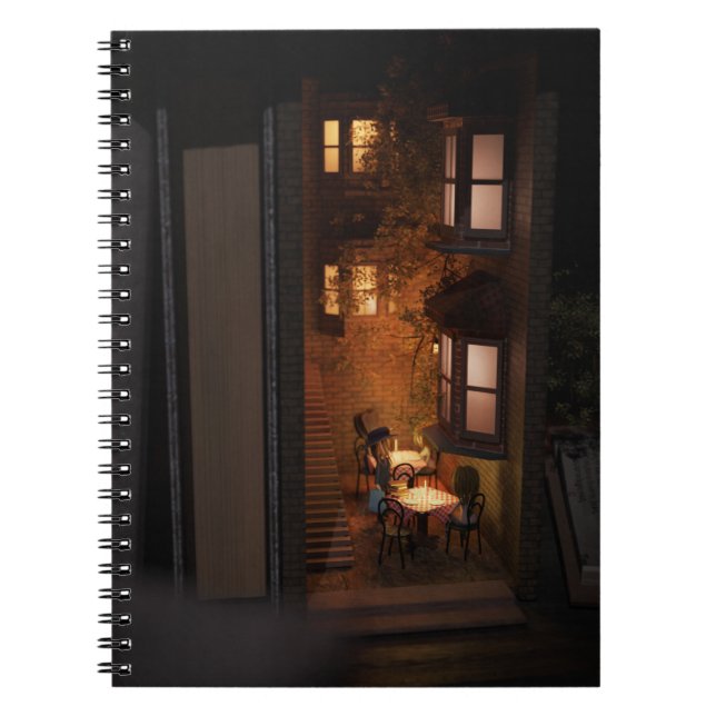 Livre nook diorama - petit café (Devant)