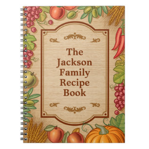 Livre personnalisable de recette de famille