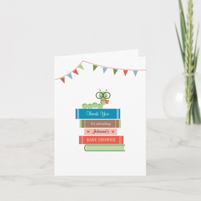 Livre pour Carte de remerciements Baby shower (Devant)