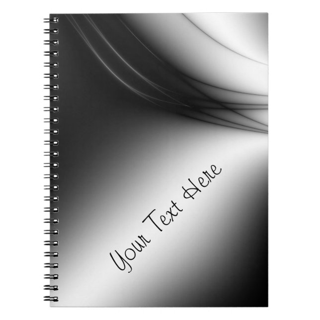 Livre Spiral Personnalisé Noir et Blanc (Devant)