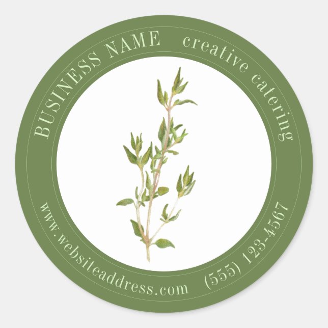 LIVRE THYME FRAIS ID Stickers grands ronds II (Devant)