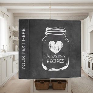 Livre vintage de classeur de recette de tableau de