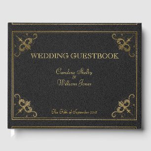 Livre vintage Mariage livre en cuir livre d'or liv