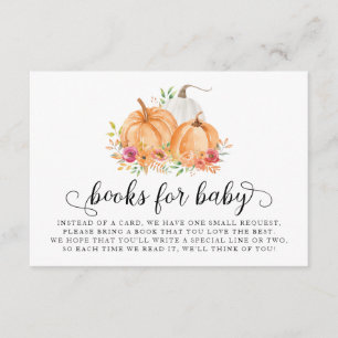 Livres citrouilles Pour Bébé Livre Demande Carte