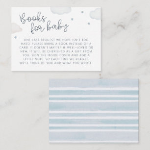 Livres Clouds and Stars pour carte de boîtier bébé