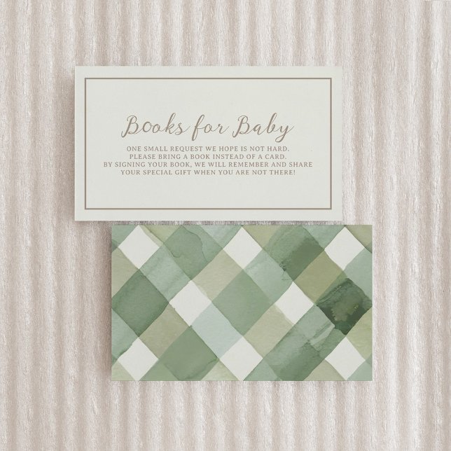 Livres de Baby shower d'automne pour la carte de b (Créateur téléchargé)