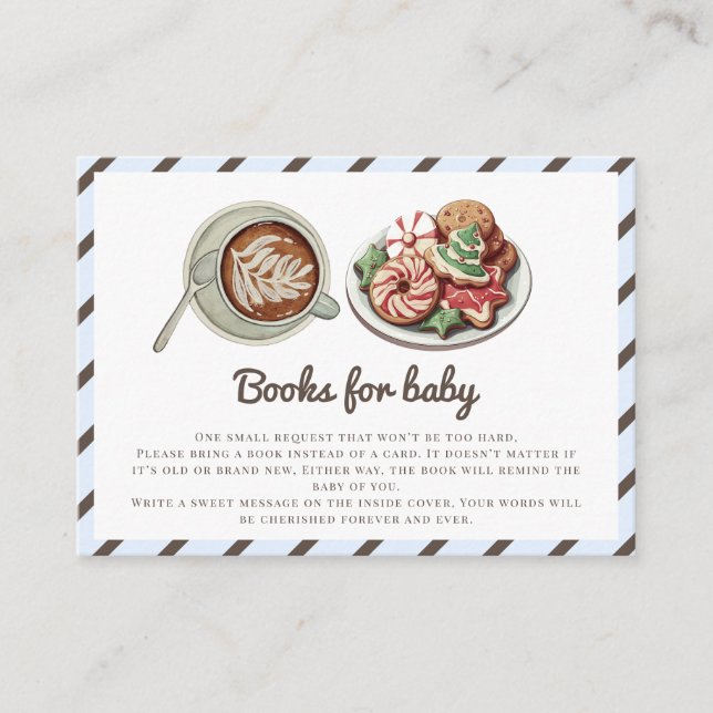 Livres de biscuits et de cacao pour la carte de bo (Devant)