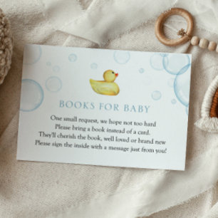 Livres de canard en caoutchouc pour bébé carte d'i