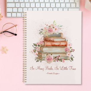 Livres de citations personnalisées et roses roses 