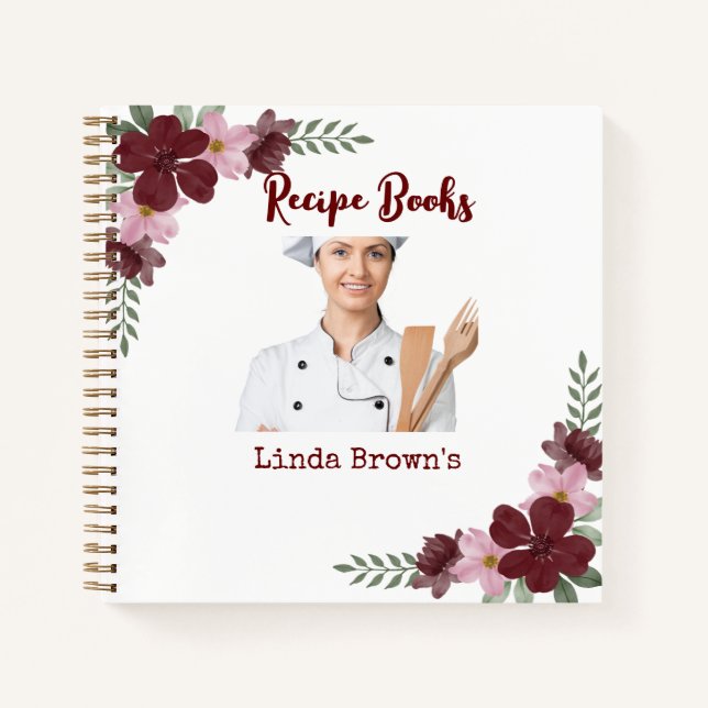 Livres de recettes photo personnalisés (Devant)