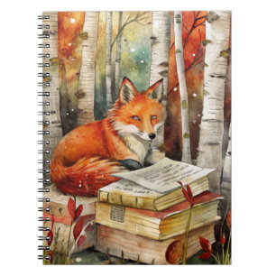Livres de Renard Vintage Rustique Bois Automne