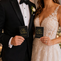 Livres de vœux de mariage personnalisés pour lui e