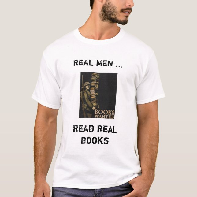 livres du T-shirt des hommes (Devant)