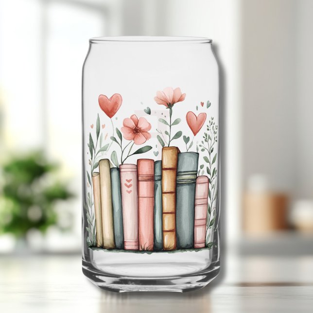 Livres empilés aquarelle avec nom (Créateur téléchargé)