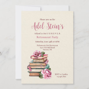 Livres et Invitation Rose