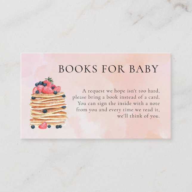 Livres pour Baby shower bébé carte de boîtier (Devant)
