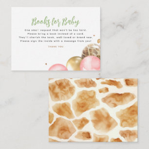 Livres Pour Bébé Baby shower Demande Carte