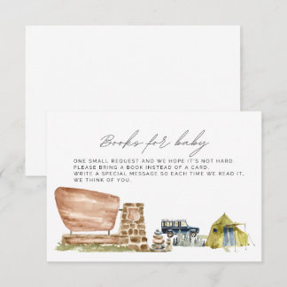 Livres pour bébé, carte Baby shower, Nation