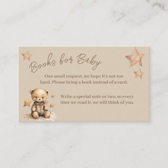 Livres pour bébé | Carte Invitation Baby shower (Devant)