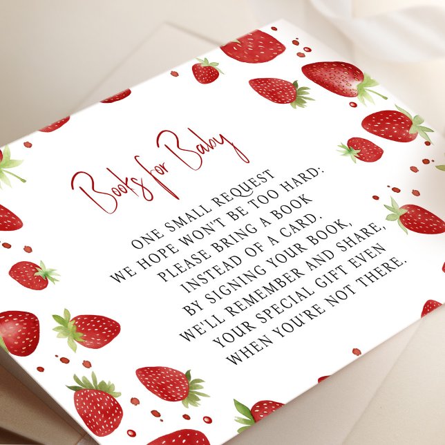 Livres Pour Bébé Cartes De Boîtier Fraises (Créateur téléchargé)