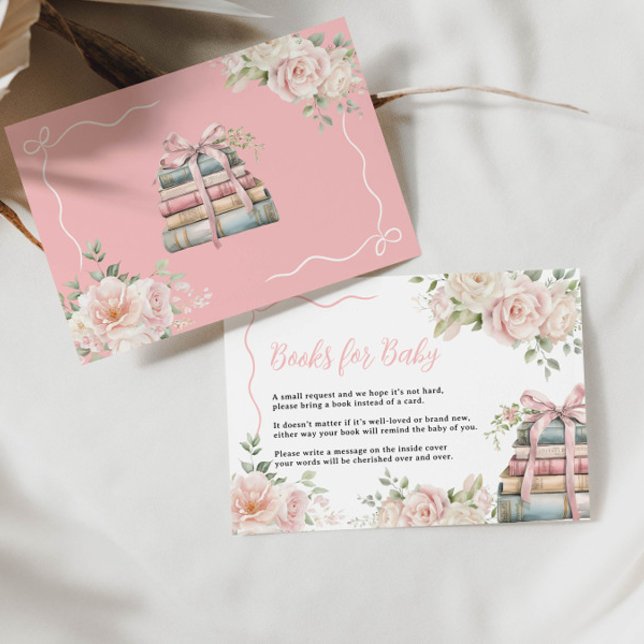 Livres pour cartes pour bébés | Baby shower de liv (Créateur téléchargé)