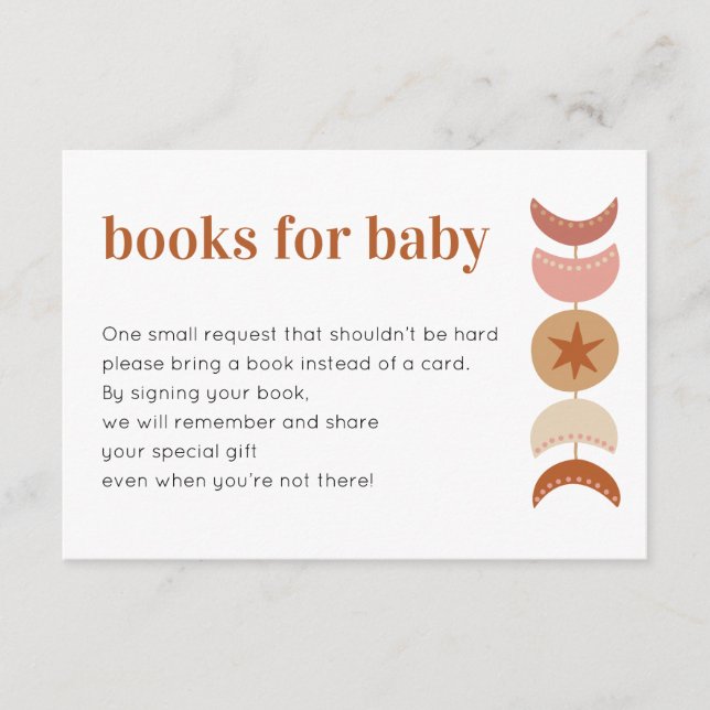 Livres Pour La Carte Boîtier Invitation Baby showe (Devant)