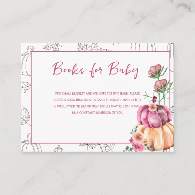 Livres pour la carte de boîtier rose bébé (Devant)