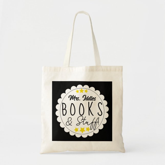 livres, sac papeterie hashtag enseignant mode (Devant)
