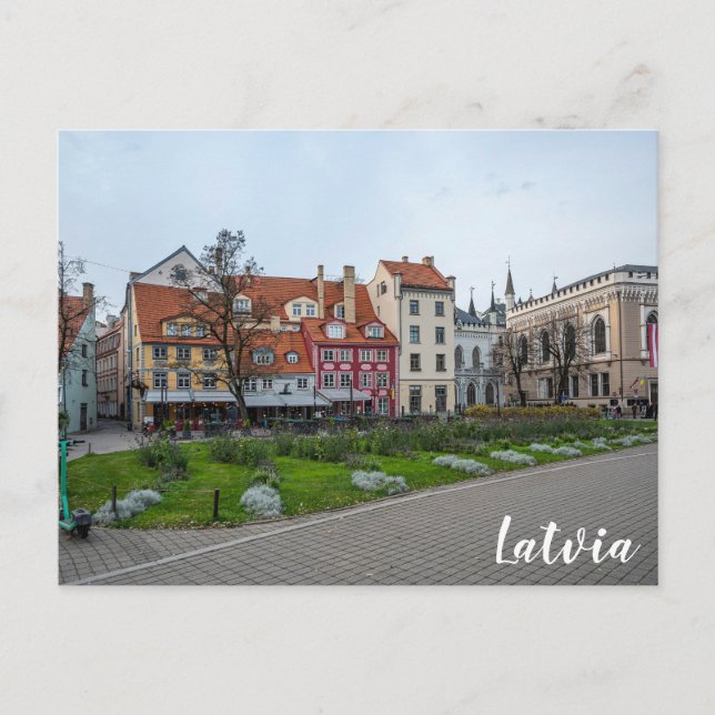 Livu square in Riga, Latvia Postcard (Front)