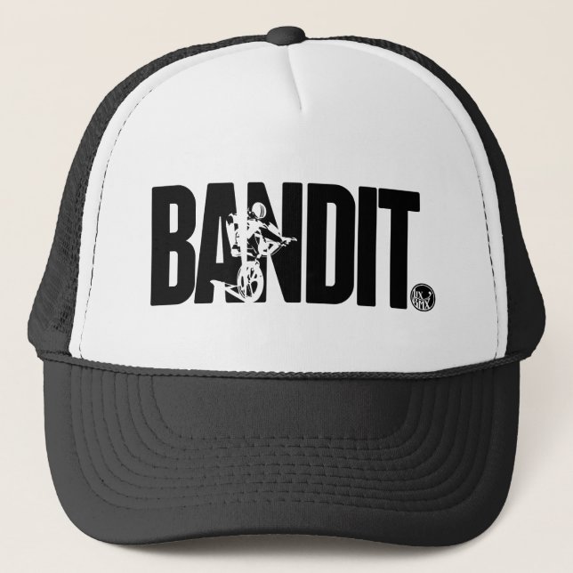 LixBMX 'Bandit' vintage BMX trucker hat (Front)