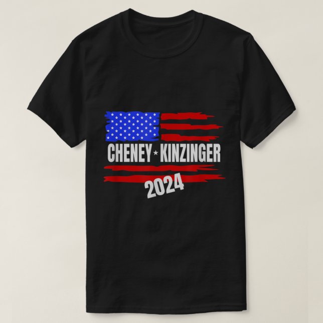 Liz Cheney Adam Kinzinger for President 2024  T-Shirt (Design Front)