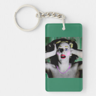 Liz is horrified and terrified keychain